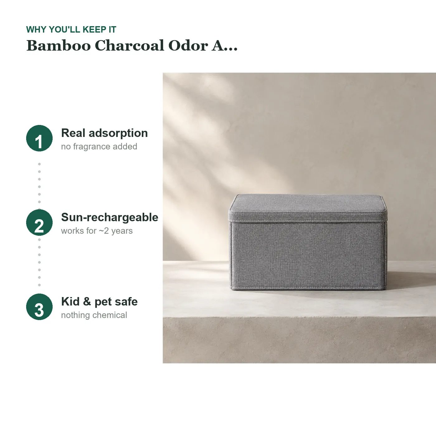 Bamboo Charcoal Odor Absorber Boxes key details