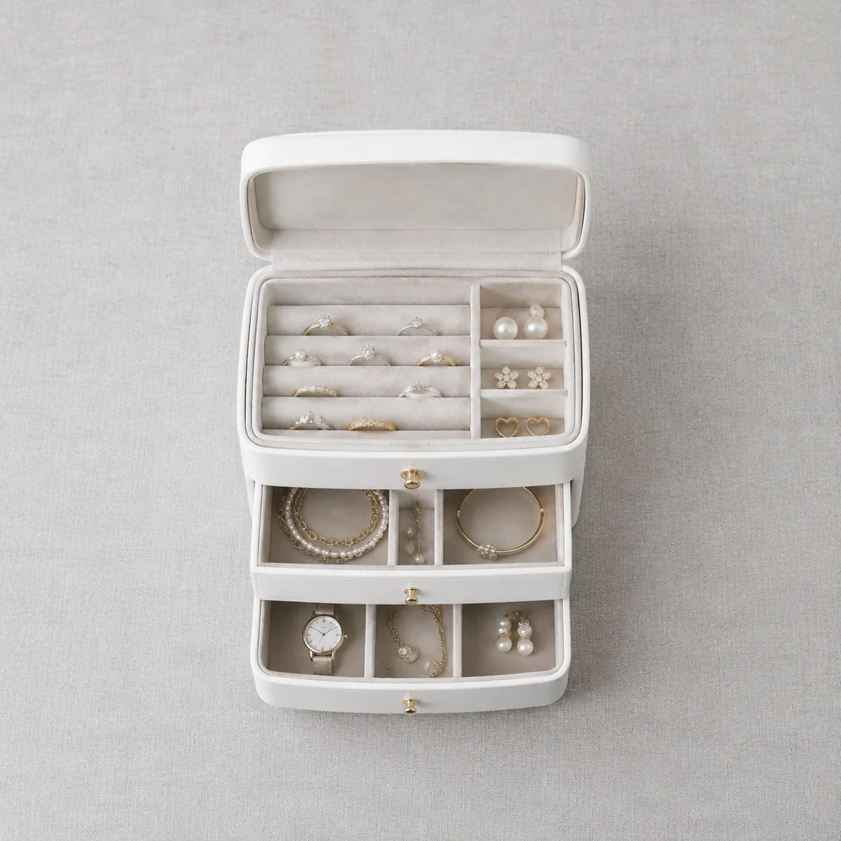 Multi-Layer Jewelry Organizer Box - product photo