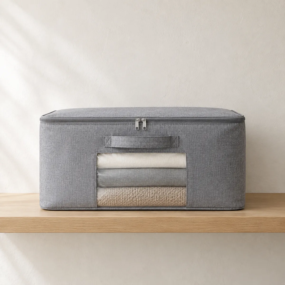 Non-Woven Bedding Storage Bags (Handle) - product photo