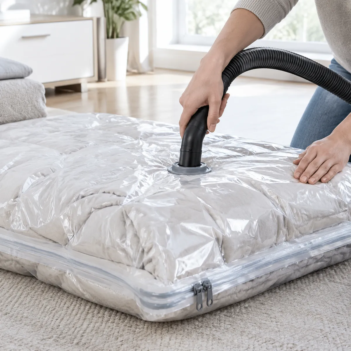 Space Saver Vacuum Storage Bags - in real use