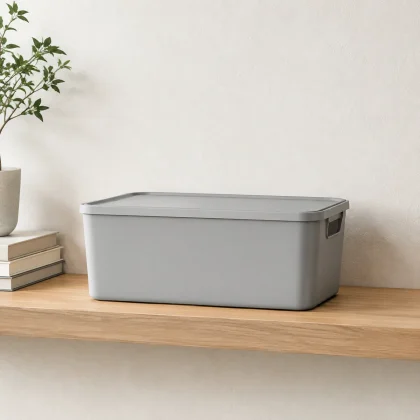 Toy Storage Bins with Lids (Large) - product photo